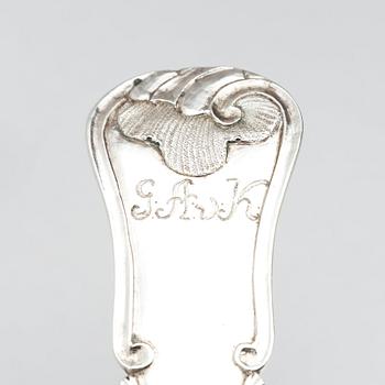 A Swedish late 18th century combined curtlery, dressing- and writing box, from Strömsbergs estate.