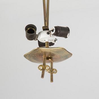 Paavo Tynell, Chandelier, for Taito. Made to order 1950.