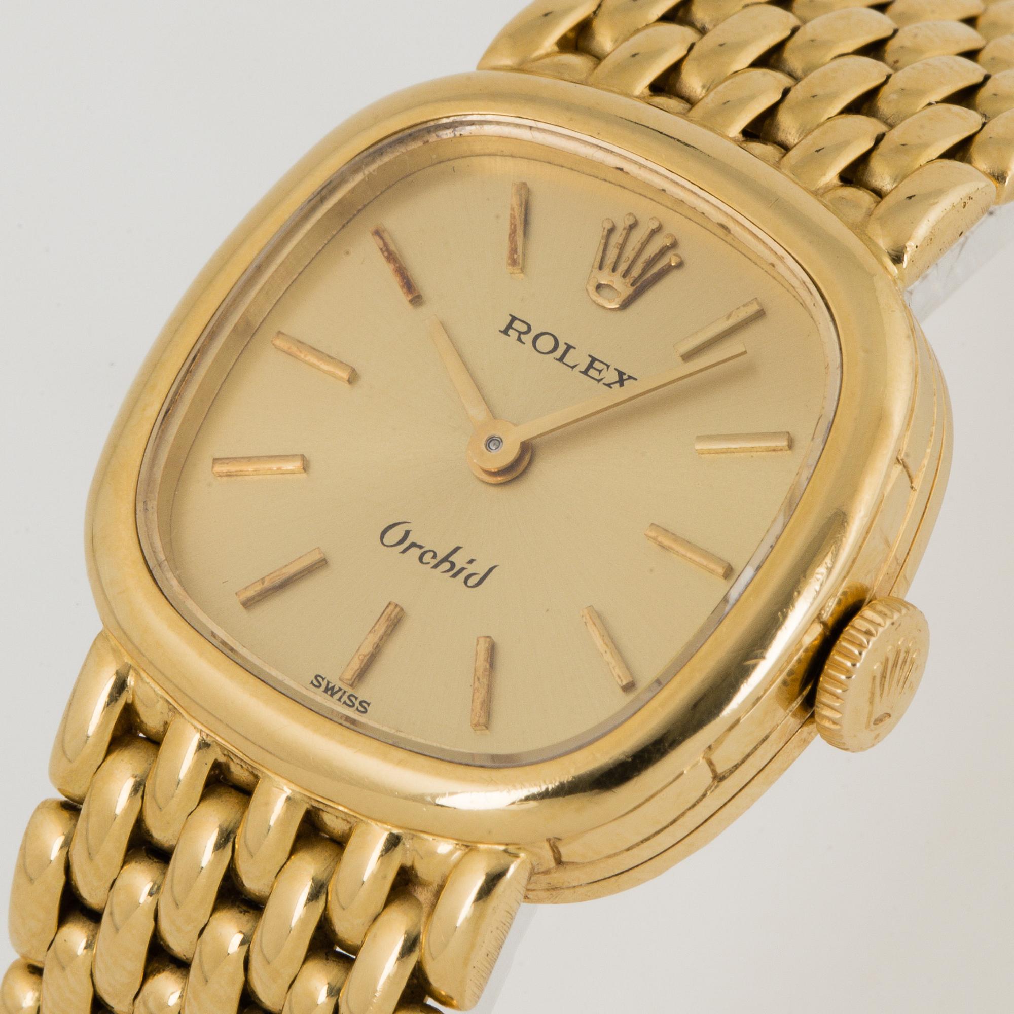 ROLEX, Orchid, wristwatch, 21 mm.