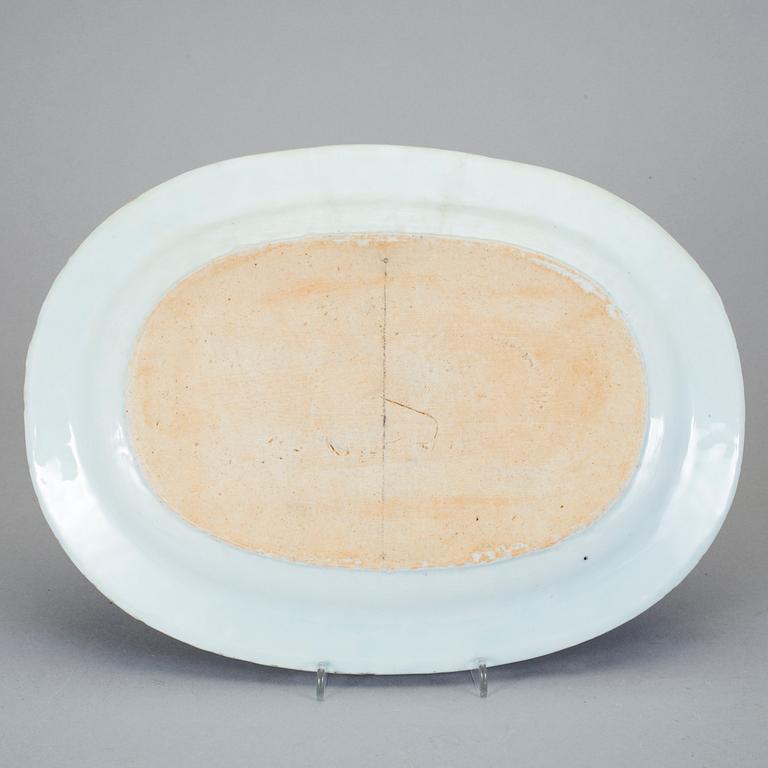 STEKFAT, kompaniporslin, Kina, Qianlong, 1700-tal.