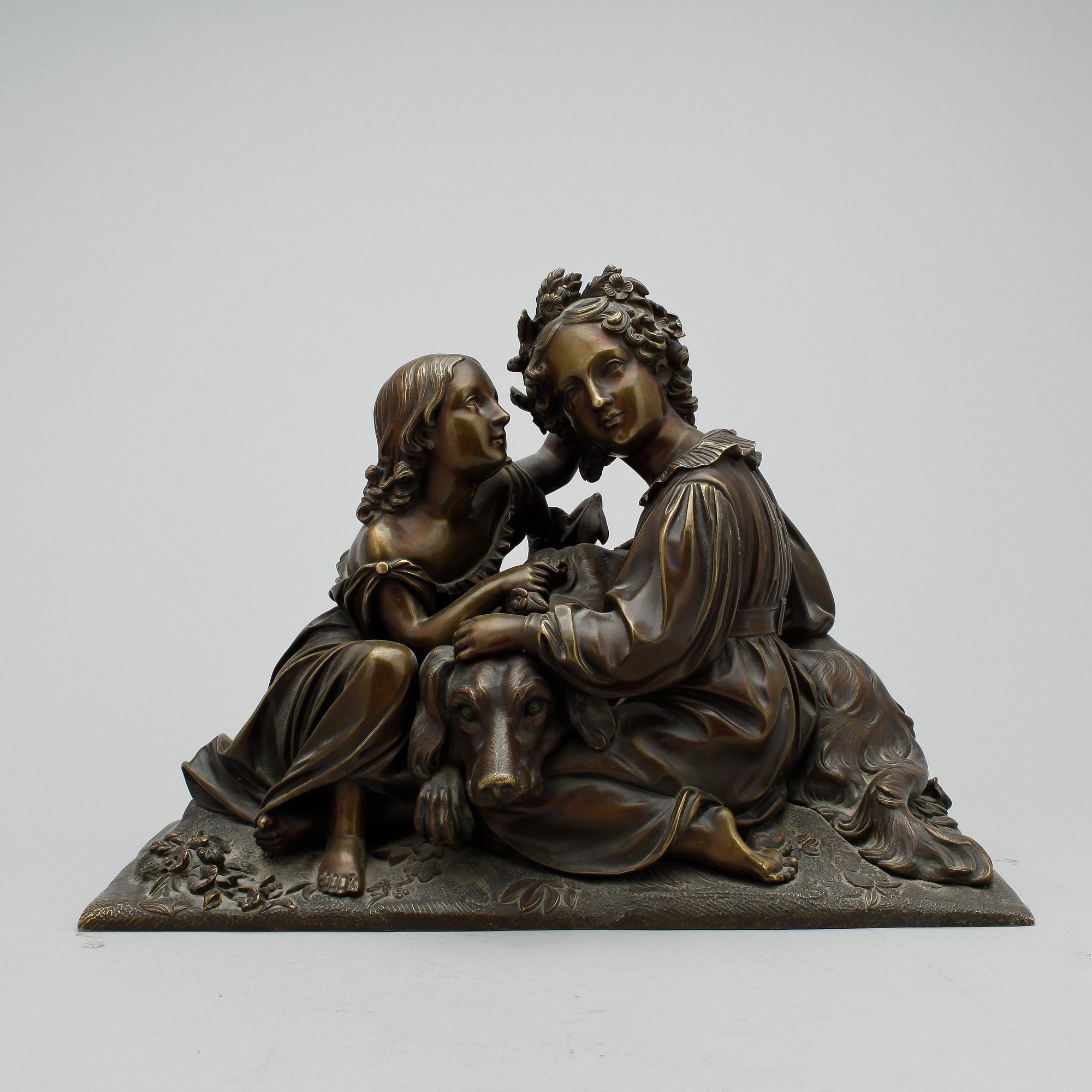 SKULPTUR, brons, tidigt 1900-tal.