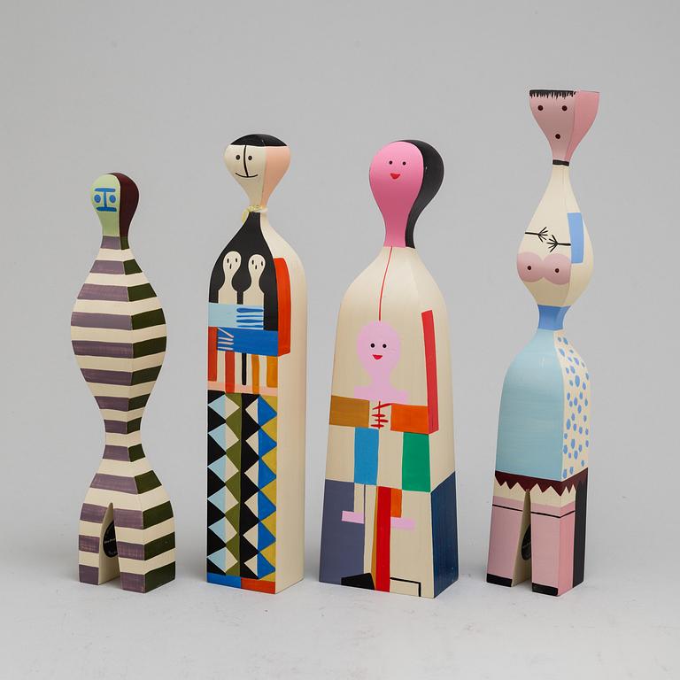 ALEXANDER GIRARD, four wooden dolls, Vitra.