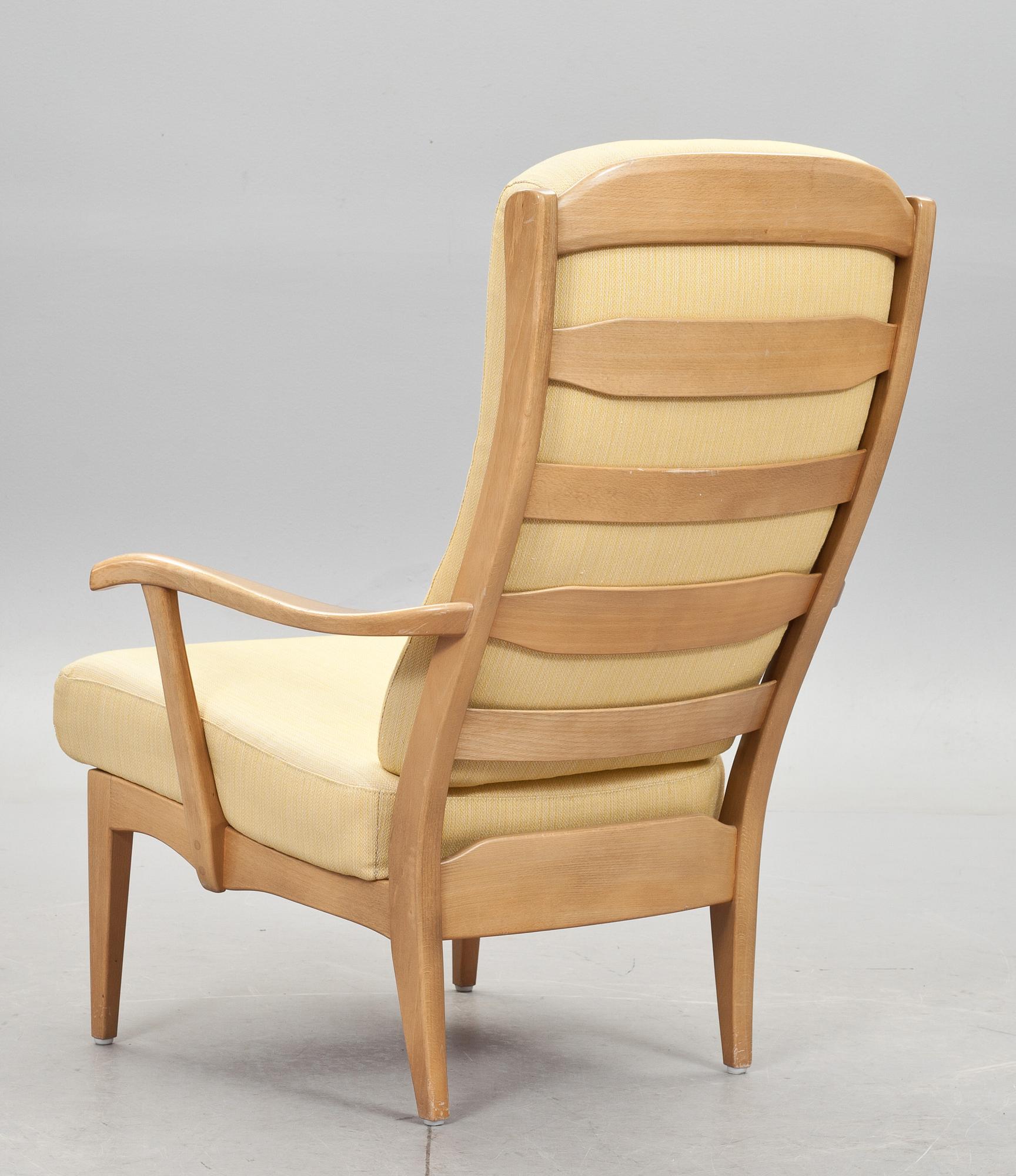 FÅTÖLJER, ett par. "Stora Fjäderbrickan", design Carl Malmsten. O.H Sjögren.