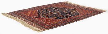 An Antique Afshar carpet, South Persia (Iran), c. 176 x 133 cm.