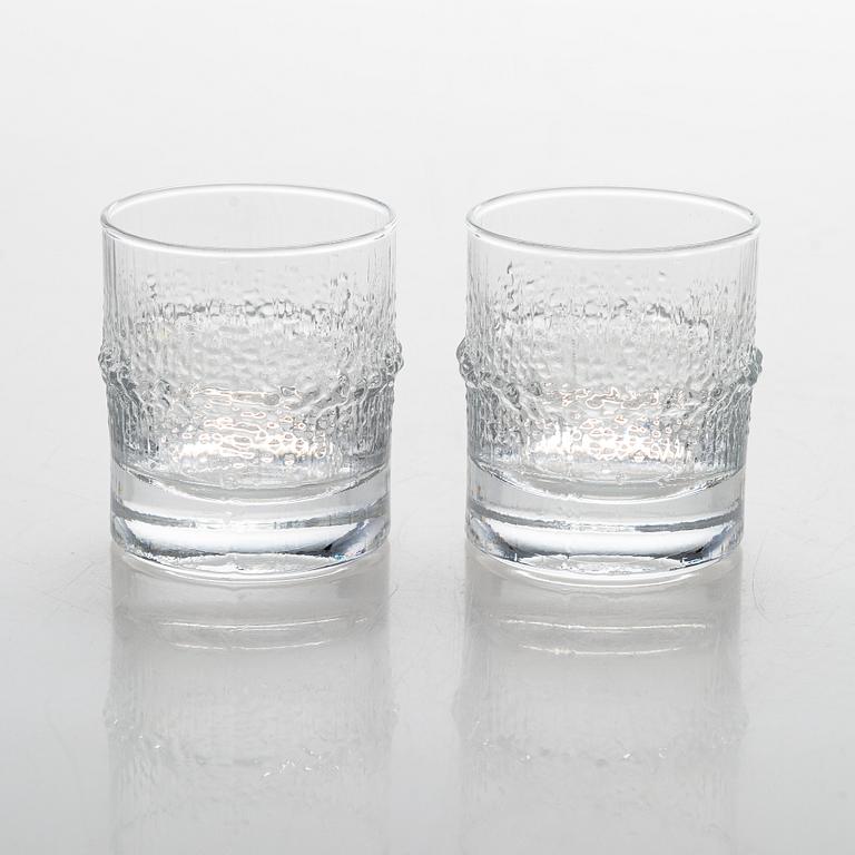 Tapio Wirkkala, a 24-piece set of "Niva" glassware, Iittala. In production 1972-1992.