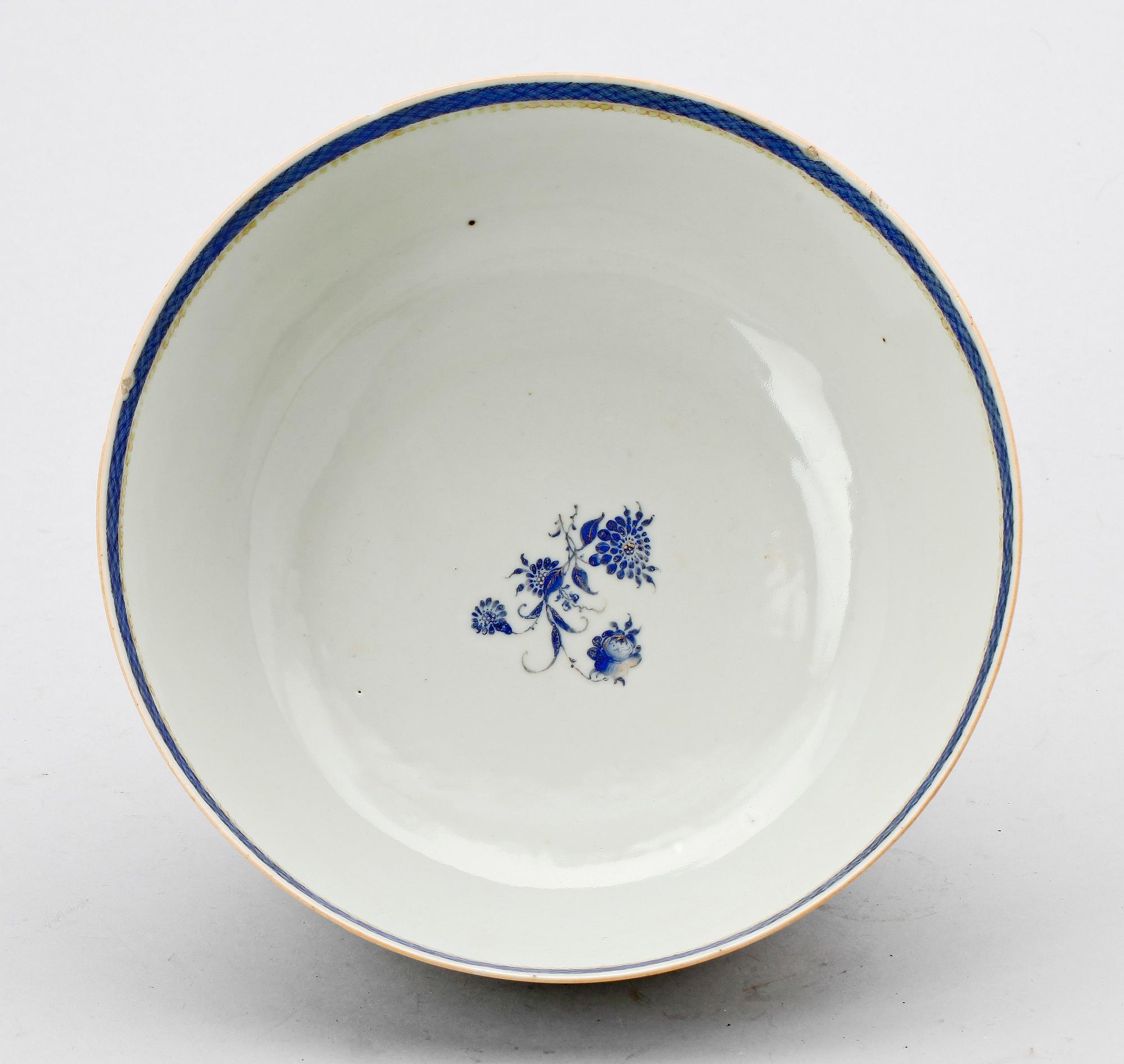 BÅLSKÅL, porslin, Kina, 1800/1900-tal.