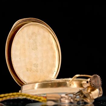 FICKUR, 14k guld. 1900-talets början. Tot 17g.