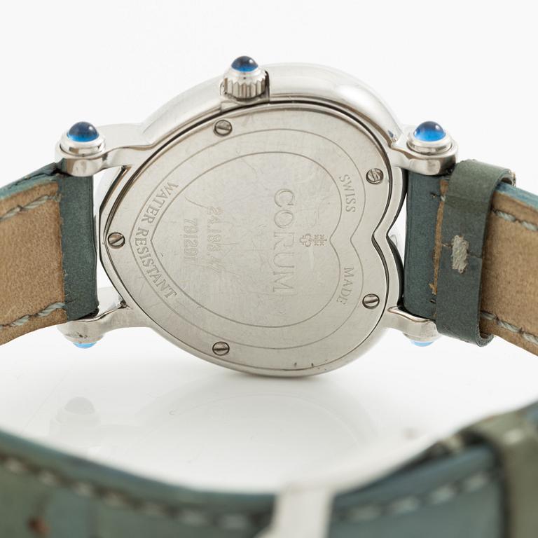 Corum, "Heart Beat", "MOP dial", armbandsur, 30 mm.