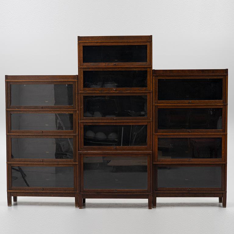 Three book cabinet, Åtvidaberg, Sweden, second half of the 20th century.
