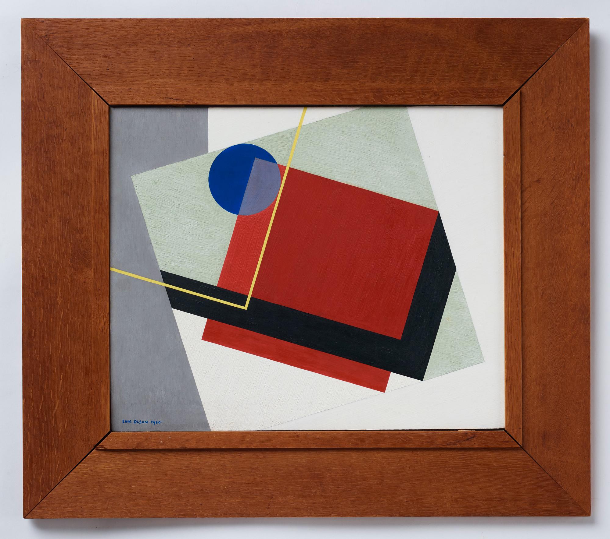 Erik Olson, ”Carré Rouge (Röd kvadrat)".