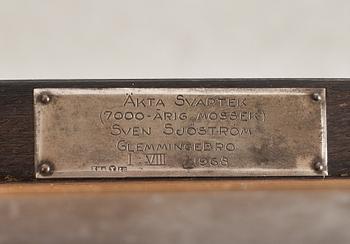 SOFFBORD, svartek, 1900-tal, brickmärkt, 1968.