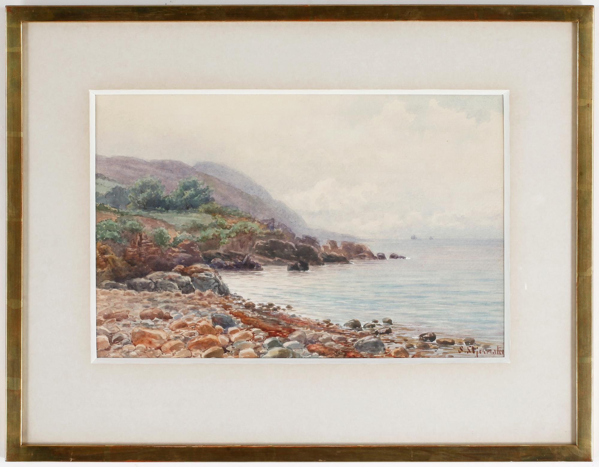 SOPHIE STJERNSTEDT, akvarell, signerad.
