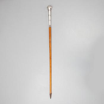 Kommandostav/ordensstav, med beslag i silver, Bröderna Lundqvist AB, Falun 1927.