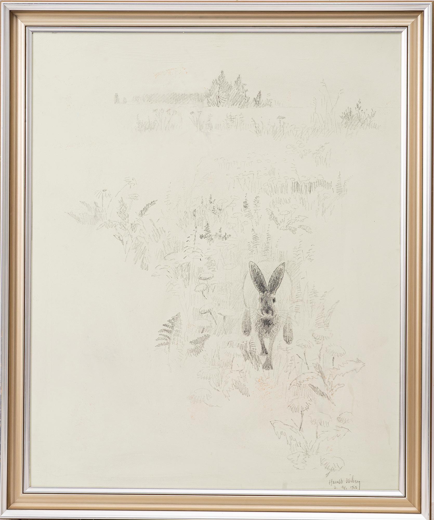 Harald Wiberg, Hare på fält.