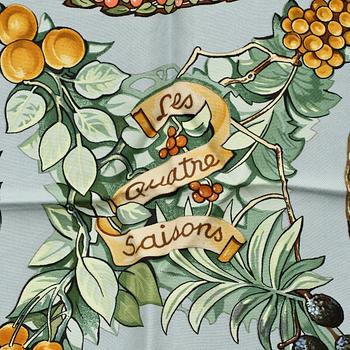 SCARF, siden, "Les Quatres Saisons", design Robert Dallet, Hermès, Paris.