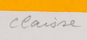 GENEVIÈVE CLAISSE, serigrafier, 3 st, signerade och numrerade 51/110.