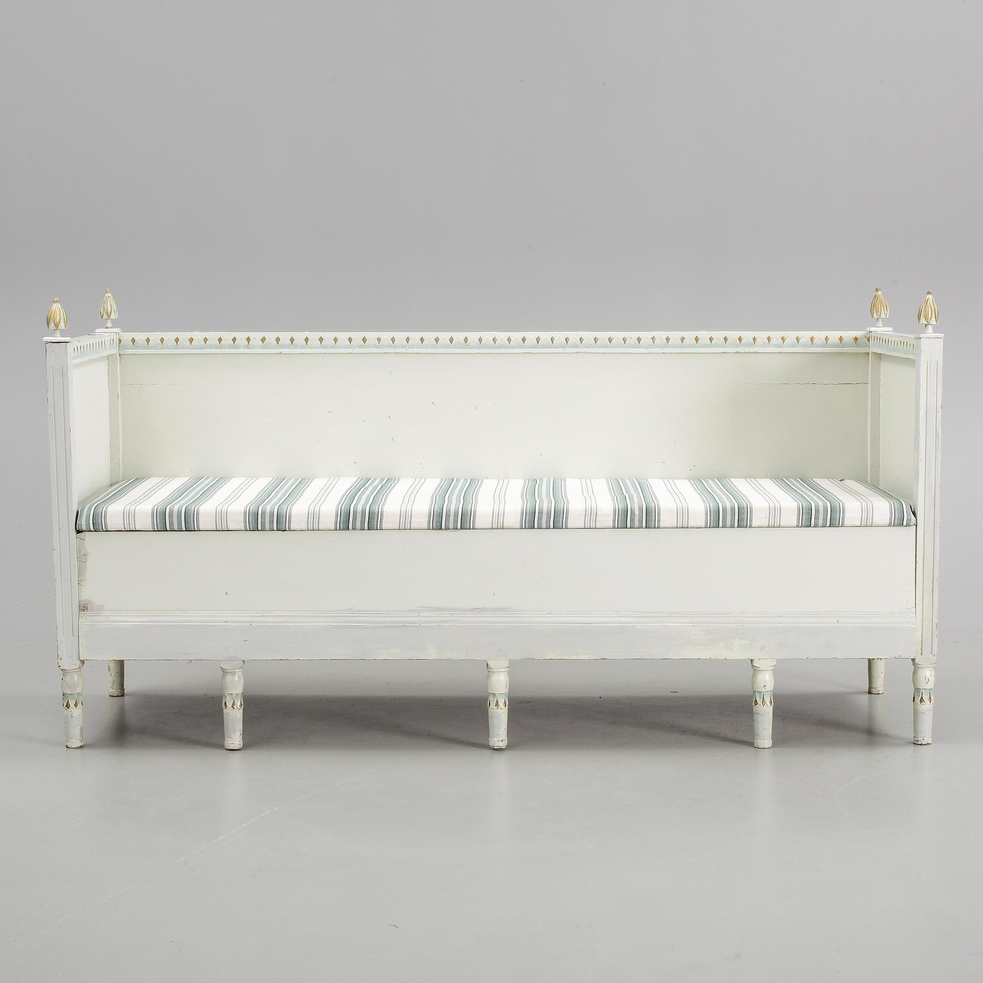 SOFFA, gustaviansk, omkring 1800.