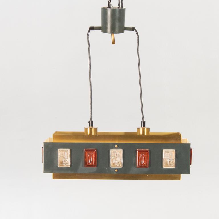 An Einar Bäckström ceiling pendant later part of the 20th century.