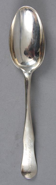 SKED, silver, Lars (Lorenz) Boye, 1770. Vikt 60 gram.