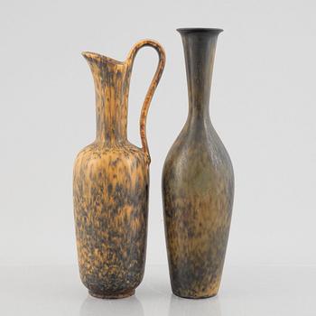 Gunnar Nylund, two stoneware vases, Rörstrand.
