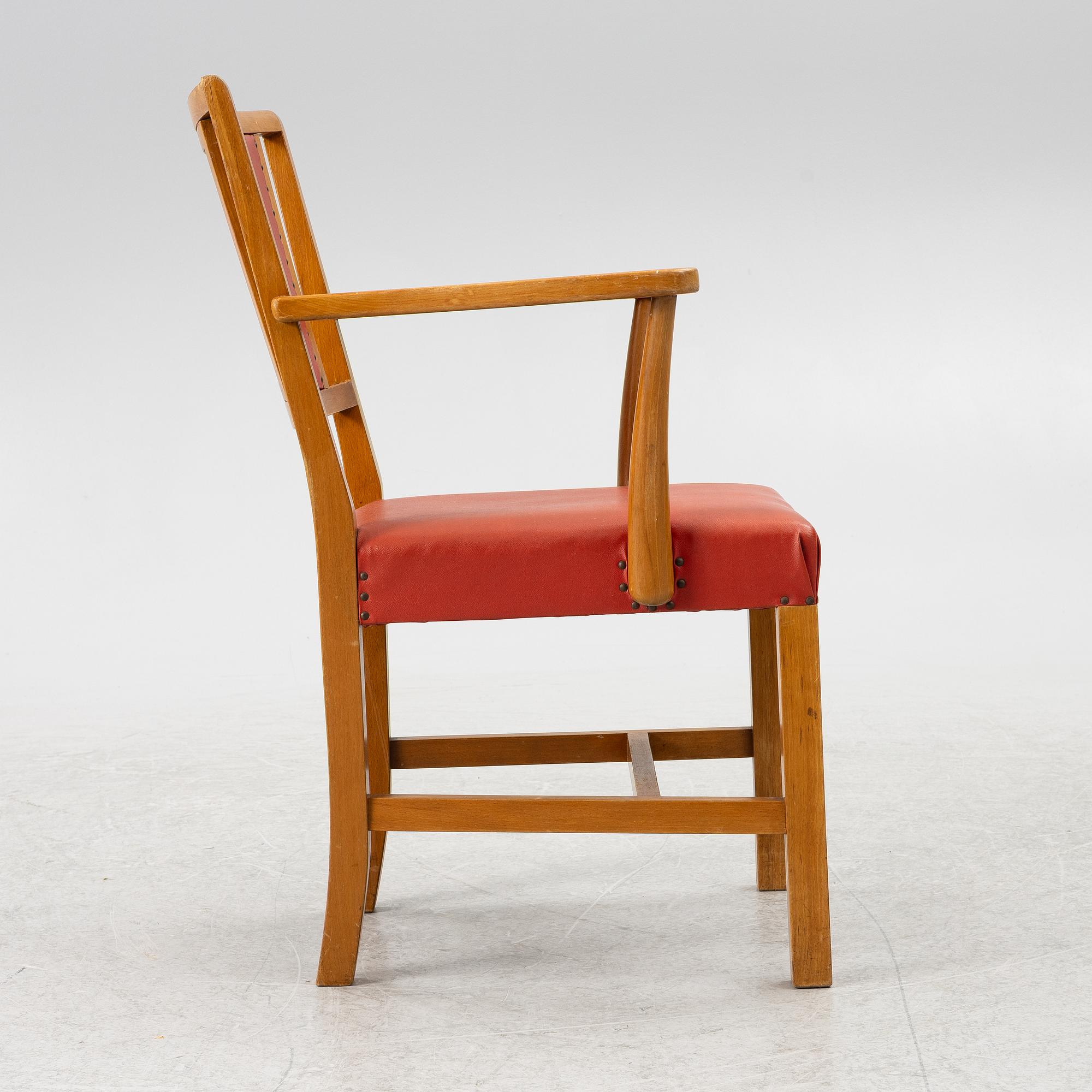 Josef Frank, a model B2163 armchair, Svenskt Tenn.