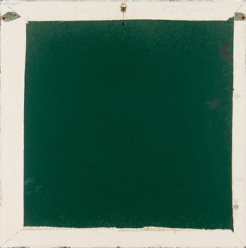 Matti Kujasalo, acrylic on canvas laid on board, signed and dated 9.4.2002 verso.