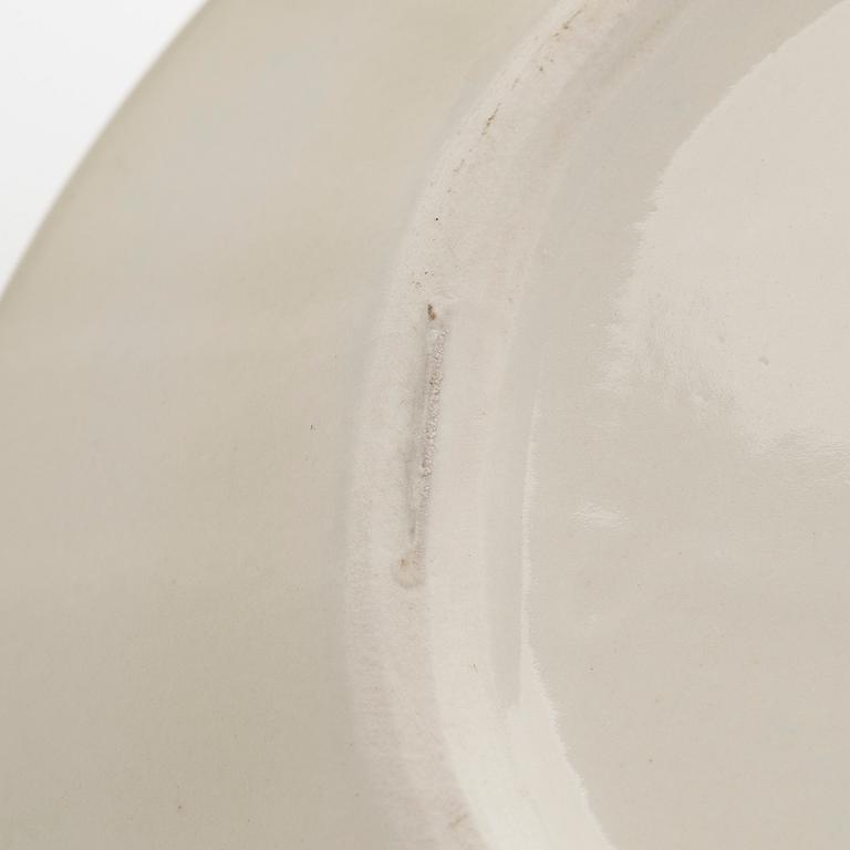 Birger Kaipiainen, dekorationstallrik, stengods signerad Kaipiainen, Arabia.