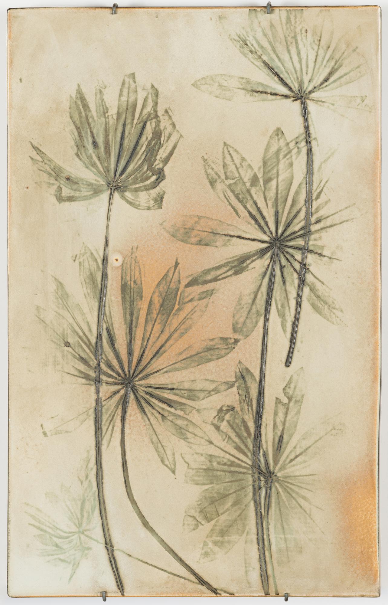 Toini Muona, Väggplakett, keramik. Signerad TM 1955.