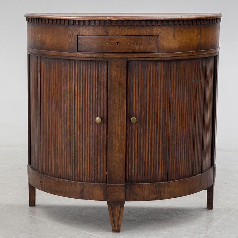 A 19th century mahogany cabinet.