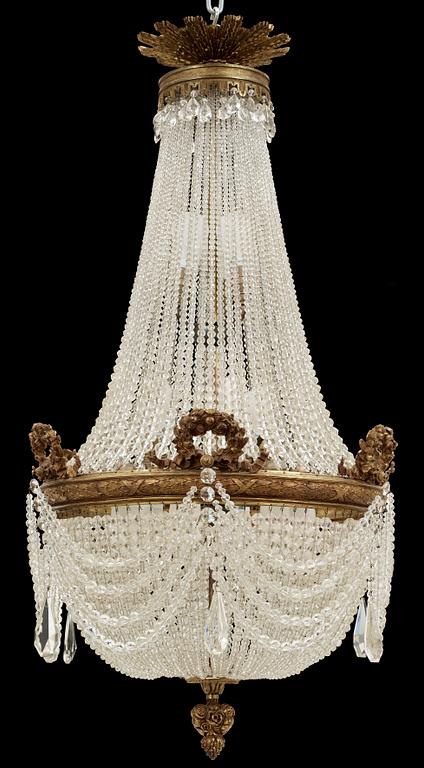 TAKKRONA, Louis XVI stil, 1900-tal. H ca 120.