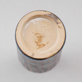 MINIATYRVAS, stengods, Stig Lindberg, Gustavsbergs studio, omkring 1900-talets mitt.