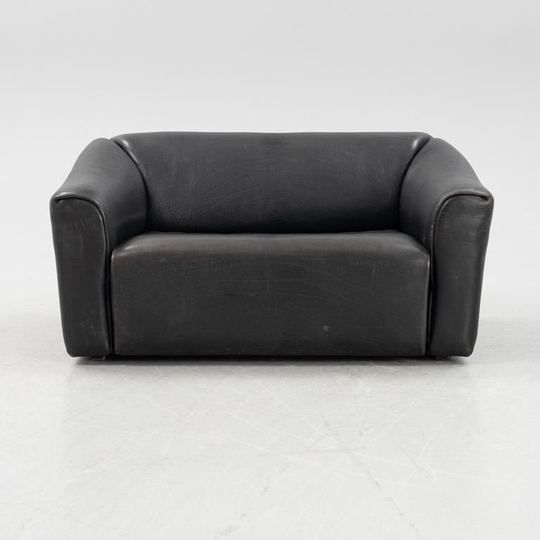 A leather upholstered sofa, De Sede, Switzerland.