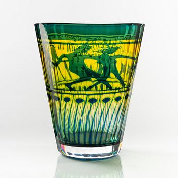 Gunnar Cyrén, vas, glas, graal, Orrefors, 1989.