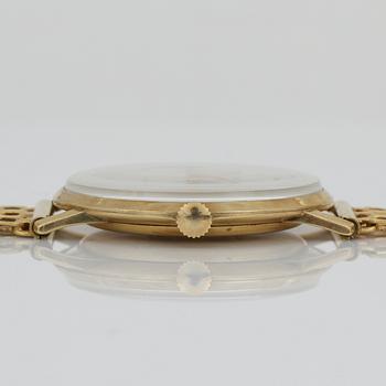 ARMBANDSUR, Precimax, med boett i 14K guld samt armband i 18K guld, stampläd Stockholm, 1963. Total vikt ca 47,4 g.