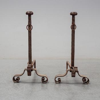 ELDHUNDAR, ett par, 1800-tal.