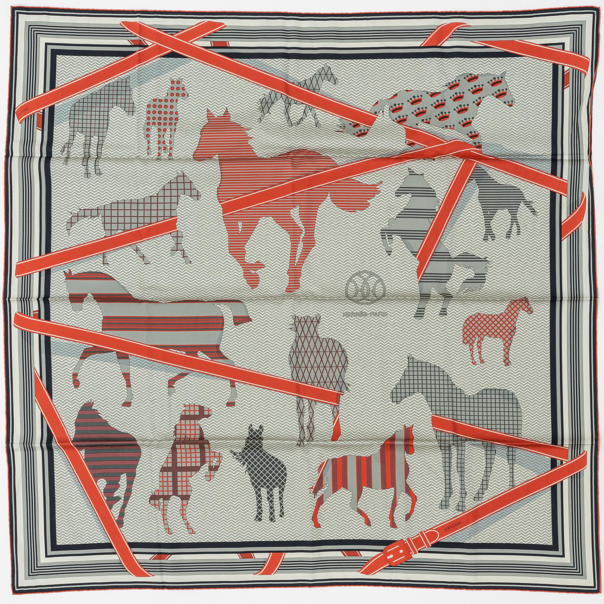 Hermès, scarf, "GRV2392".