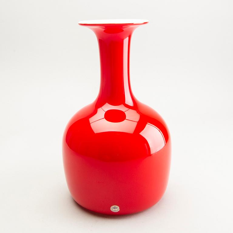 Otto Brauer, a glass decanter "Kastrup / Holmegaard", 1970s.