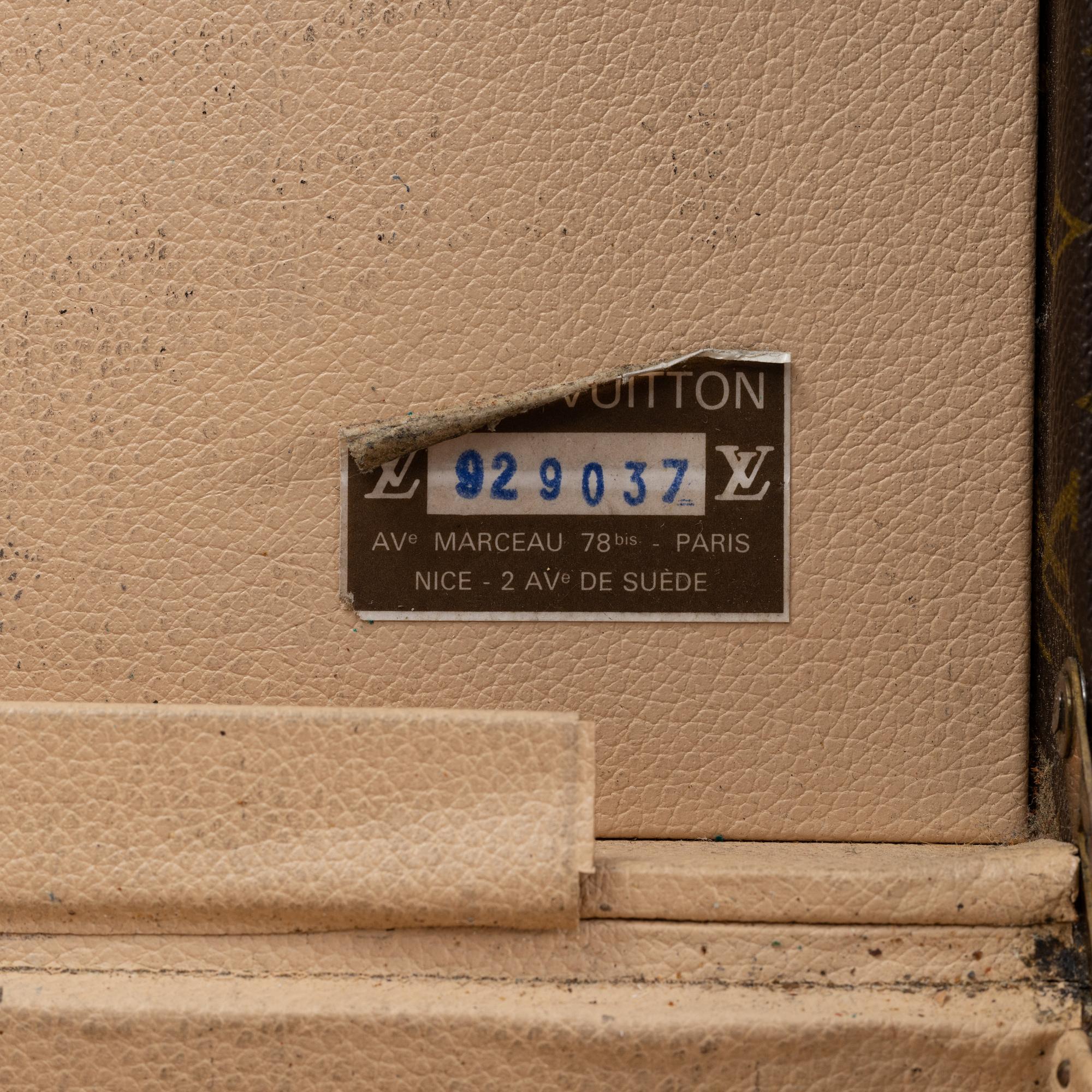 Louis Vuitton, a monogram canvas briefcase, 1970's.