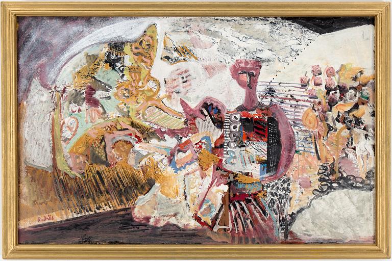 STEN-BIRGER RUDNÄS, mixed media, signed.