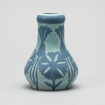 VAS, flintgods, Josef Ekberg, Gustavsberg, Sgrafitto, 1922, märkt 308.