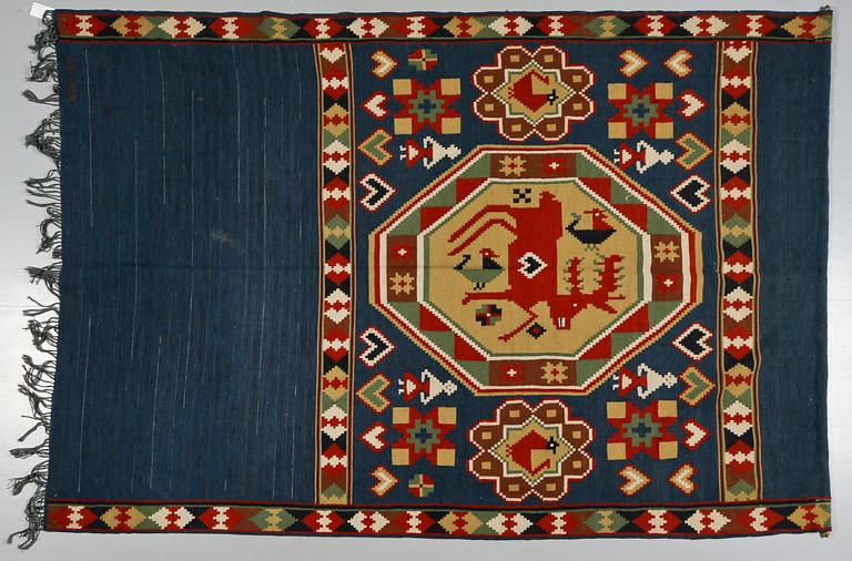 VÄVNAD, daterad 1939, ca 257 x 175 cm.