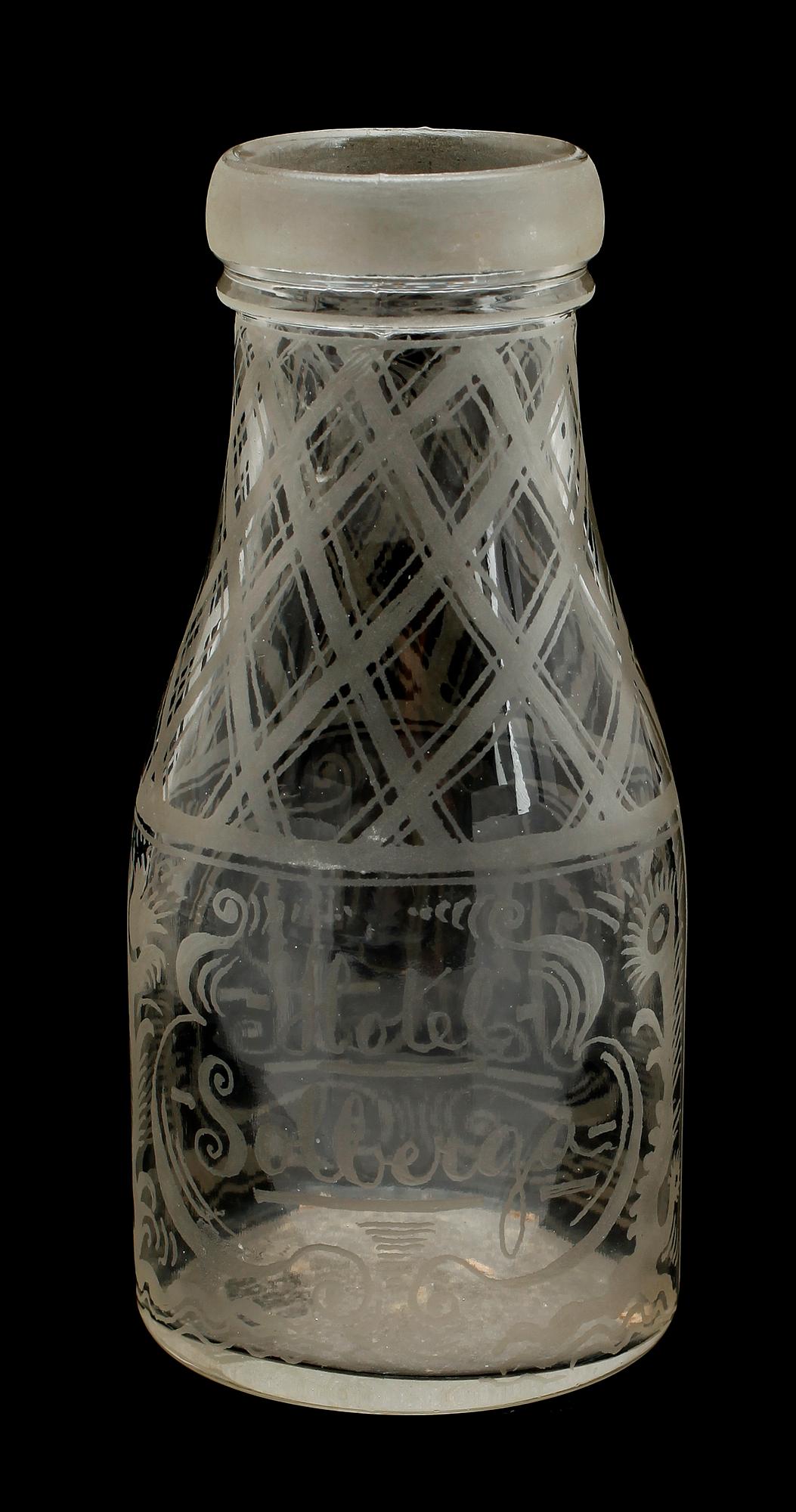 KARAFF, glas, 1800-tal.