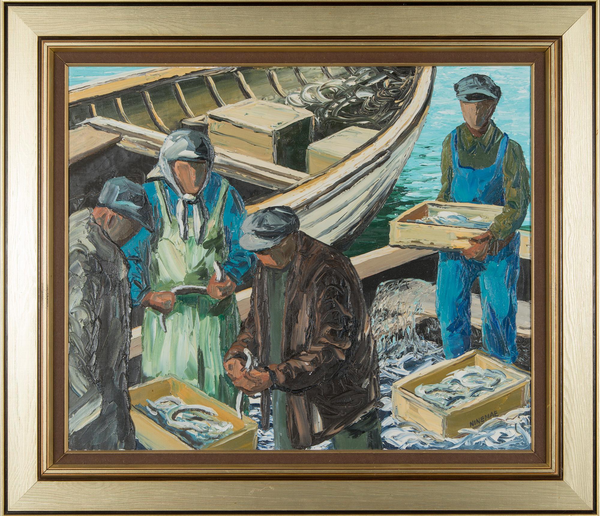 Boris Ninemae, "Riklig ålfångst".