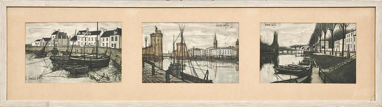 BERNARD BUFFET, färglitografi, sign i trycket.