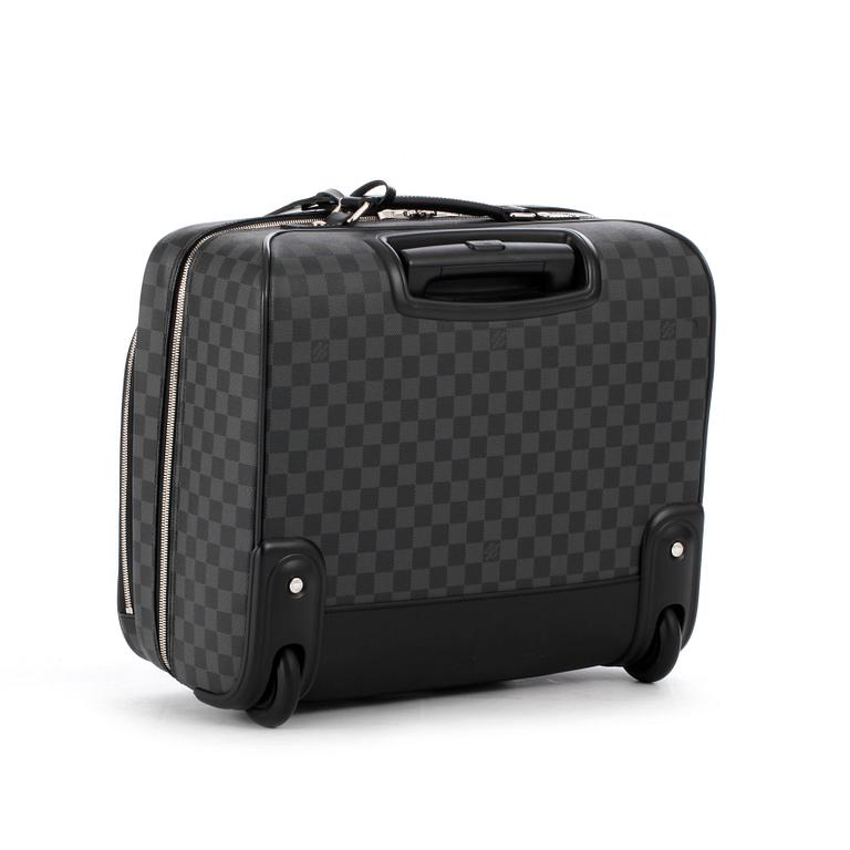 LOUIS VUITTON, a damier graphite, "Pilot Case".