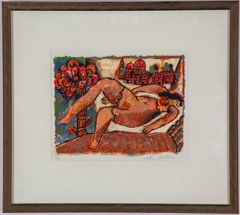 Theo Tobiasse, lithographs in colours, signed 69/150.