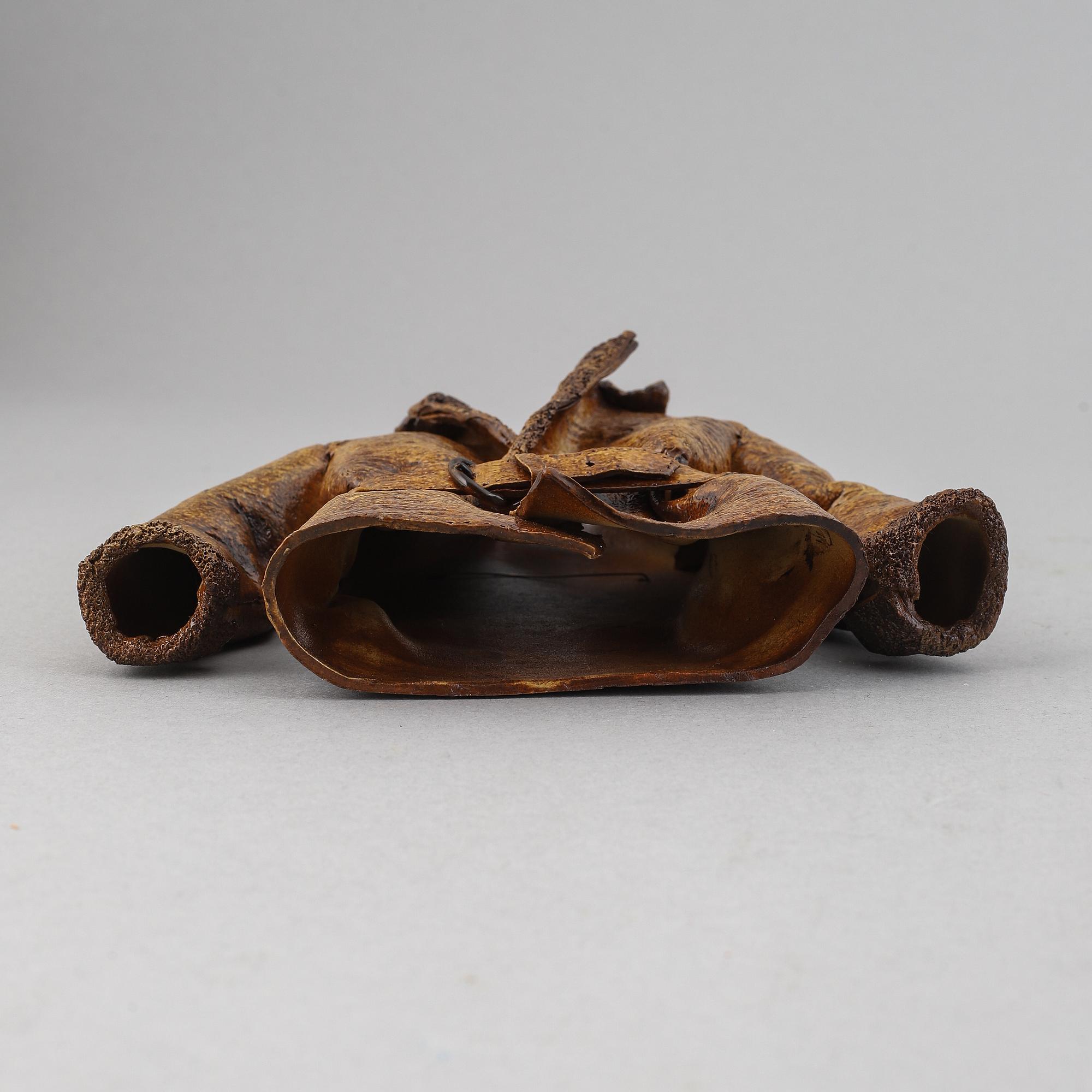 A stoneware sculpture by Ingrid Herrlin, signed.