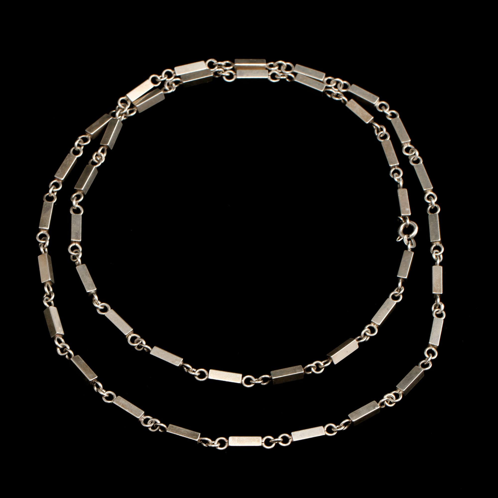 COLLIER, silver, 1900-talets tredje kvartal. Vikt 59 g.