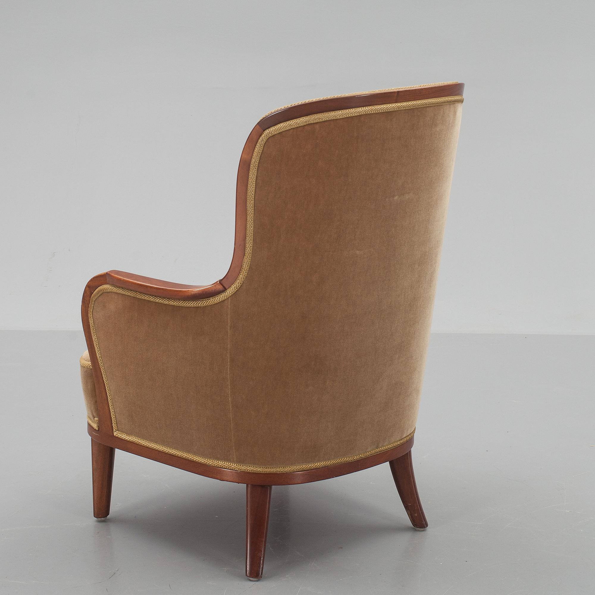 FÅTÖLJ, "Advokaten", Carl Malmsten, formgiven 1936.