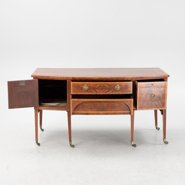 A mahogany regency sideboard, England, first half of the 19th century.